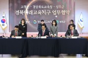 성주군, 경상북도교육청과 ‘경북미래교육지구 업무협약’ 체결