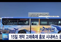 울산고래축제기념 진짜 고래버스 운행 장안의 화제