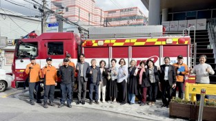 포천시 2025년 신읍동 어울림센터 공공기관 합동소방 훈련