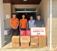 창원소방본부, “노후 아파트 문 두드린 소방관…. 독거노인에 안전을 전하다”