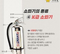성산소방서, 주방용 K급 소화기 비치 당부
