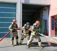 성산소방서, 화재 대응능력 2급 실기시험 대비 구슬땀