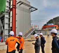 마산소방서, 봄철 공사장 화재 예방 안전 점검 실시