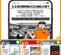 창원소방본부, 119신고앱・문자・영상통화로 신고하세요.