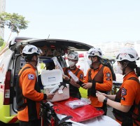 마산소방서, 다가오는 여름철 폭염 대비 구급활동 추진