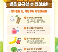 의창소방서, 벌 쏘임 사고 주의 당부