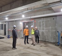 안병석 의창소방서장, 신축공사장 화재 예방 지도 방문