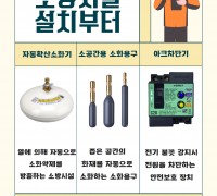 성산소방서, 자동확산소화기 등 설치 홍보 강화