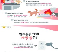 성산소방서, 반려동물에 의한 화재 주의 당부