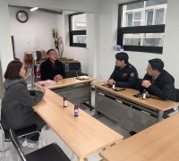 의창소방서, 겨울철 전통시장 협력 네트워크 구축 합동 간담회 개최