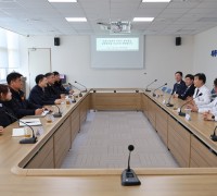 이상기 창원소방본부장, 관내 응급의료센터 방문