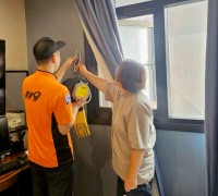 의창소방서, 완강기 사용법 체험·교육 추진