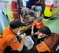 마산소방서, 여름철 폭염 대비 구급활동 대책 추진