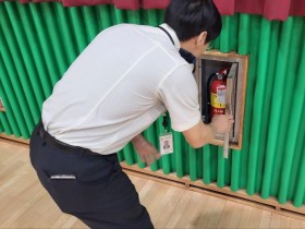 함안소방서, 전국동시지방선거 대비 투·개표소 화재 안전 조사