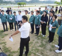안동시의회, ‘실개천 친수공간 조성사업 현장’ 방문