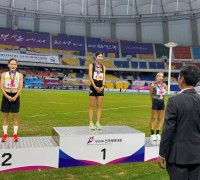 경산시청 직장운동경기부, 제106회 전국체전서 육상 메달 싹쓸이 중