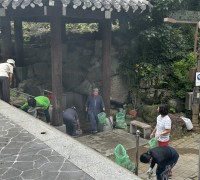 봉화군, 오전약수관광지 여름철 관광객 맞이 환경정비 실시