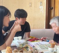 일동 봉다리와 찾아가는 글꽃 학교 진행